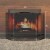 Panacea 3-Panel Double Bar Arch Fireplace Screen - Black Perspective: top