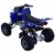 1:12 Scale Die-Cast Yamaha YFZ 450 ATV, Blue Perspective: top