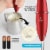 Zulay Kitchen MILK BOSS Milk Frother With Stand - Ruby Red Perspective: top