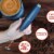 Zulay Kitchen MILK BOSS Milk Frother With Stand - Blue Metallic Perspective: top
