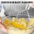 Zulay Kitchen Potato Masher with Premium Silicone-Coated Stainless-Steel Design - Yellow Perspective: top