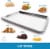 Zulay Kitchen Aluminum Baking Pan - Half Sheet Perspective: top