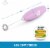 Zulay Kitchen Milk Frother with Batteries Included - Rose Pink Perspective: top