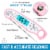 Zulay Kitchen Digital Meat Thermometer - Pink Perspective: top