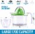 Zulay Kitchen Citrus Juicer Reamer (17oz Capacity) - Green Perspective: top