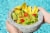 IMUSA Granite Molcajete Gray Mexican Mortar and Pestle Perspective: top