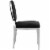 Meridian Furniture Carousel Black Velvet Dining Chair (Set of 2) Perspective: top