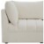 Meridian Furniture Jacob Cream Velvet Modular Sectional Perspective: top