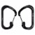 SlideLock® Stainless Carabiner - Black Perspective: top