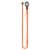 Nite Ize Gear Tie Loopable - Bright Orange Perspective: top