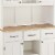 Homestyles Buffet of Buffets Wood Buffet with Hutch in Off White Perspective: top