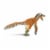 Feathered Velociraptor Toy Perspective: top