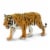 Siberian Tiger Toy Perspective: top