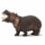 Hippopotamus Toy Perspective: top