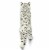 White Siberian Tiger Toy Perspective: top