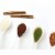 Juvale 50-Pack Disposable Plastic Chinese Soup Spoons, 5.5 x 1.5 Inches, White Perspective: top