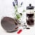 58 Ounce Glass Penny Jar with Magnetic Stainless Steel Lid and Scoop for Food Storage Perspective: top