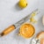 Microplane Premium Classic Zester Grater, Mustard Perspective: top