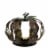 Napco 10 Brown and Green Pumpkin Thanksgiving Votive Candle Holder Perspective: top