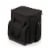 Cellar 6-Bottle Wine Carrier & Cooler Tote with Trolley, Black with Gray Accents Perspective: top
