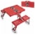 NC State Wolfpack - Picnic Table Portable Folding Table with Seats Perspective: top