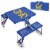 Cal Bears - Picnic Table Portable Folding Table with Seats Perspective: top