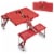 Louisville Cardinals - Picnic Table Portable Folding Table with Seats Perspective: top