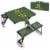 Oregon Ducks - Picnic Table Portable Folding Table with Seats Perspective: top