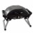 Portagrillo Portable Propane BBQ Grill, Black with Gray Accents Perspective: top