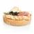 Brie Cheese Cutting Board & Tools Set, Rubberwood Perspective: top