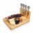 Asiago Cheese Cutting Board & Tools Set, Rubberwood Perspective: top