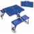 Boise State Broncos - Picnic Table Portable Folding Table with Seats Perspective: top