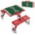 NC State Wolfpack - Picnic Table Portable Folding Table with Seats Perspective: top