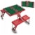 Stanford Cardinal - Picnic Table Portable Folding Table with Seats Perspective: top