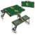 Baylor Bears - Picnic Table Portable Folding Table with Seats Perspective: top