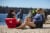 New York Giants - Ventura Portable Reclining Stadium Seat Perspective: top