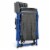 Fusion Backpack Chair with Cooler, Dark Gray with Blue Accents Perspective: top