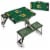 Green Bay Packers Portable Picnic Table Perspective: top