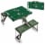 New York Jets - Picnic Table Portable Folding Table with Seats Perspective: top