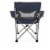 Campsite Camp Chair, Navy Blue with Gray Accents Perspective: top
