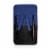 Ventura Portable Reclining Stadium Seat, Navy Blue, Orange, & Gray Pattern Perspective: top
