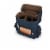Moreno 3-Bottle Wine & Cheese Tote, Navy Blue Perspective: top