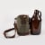 Insulated Growler Tote with 64 oz. Glass Growler, Khaki Green Perspective: top