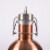 Stainless Steel 64 oz. Growler, Copper Perspective: top