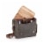 Adventure Wine Tote, Khaki Green with Brown Accents Perspective: top