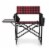 Outdoor Directors Folding Chair, Red & Black Buffalo Plaid Pattern Perspective: top