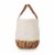 Promenade Picnic Basket, Beige Canvas Perspective: top