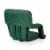 Ventura Portable Reclining Stadium Seat, Hunter Green Perspective: top