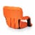 Ventura Portable Reclining Stadium Seat, Orange Perspective: top