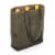3 Bottle Insulated Wine Cooler Bag, Khaki Green with Beige Accents Perspective: top